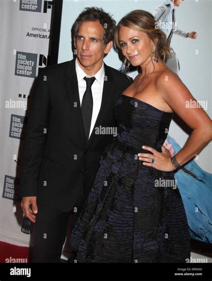 Ben Stiller with wife and kids