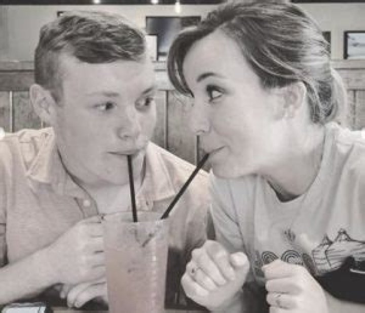 Claire Spivey likes drinking soft drinks with Justin Duggar.
