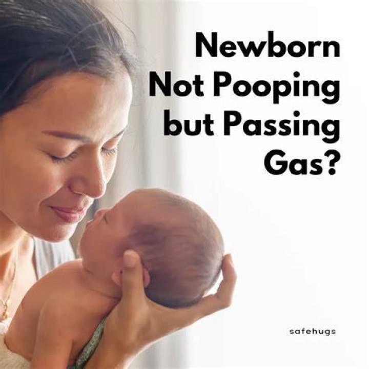 newborn not pooping but passing gas
